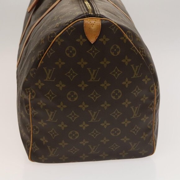 LOUIS VUITTON Monogram Keepall 55 Boston Bag M41424 LV Auth 131763 - Picture 5 of 16